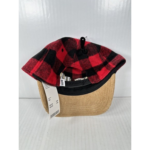 WWE Mick Foley Cactus Jack W Legends Hat Snapback Cap Plaid Red Black Adjustable - Picture 2 of 2